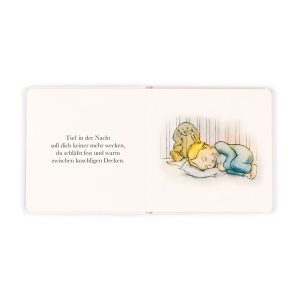 Haschen Schnuck Bleibt Wach Buch & Bashful Cottontail Bunny Medium