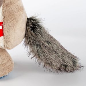 Patchwork Raccoon Plush Toy